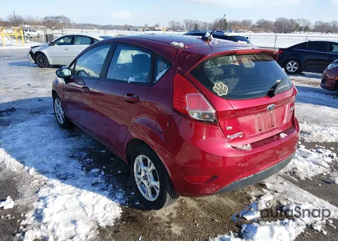 2016 Ford Fiesta Se z USA, uszkodzony, nr VIN 3FADP4EJ9GM134038